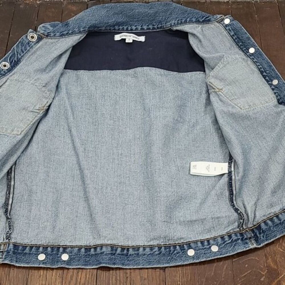 Elizabeth and James Denim Jacket Small Classic Designer - Picture 11 of 13
